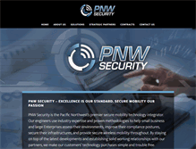 Tablet Screenshot of pnwsecurity.com